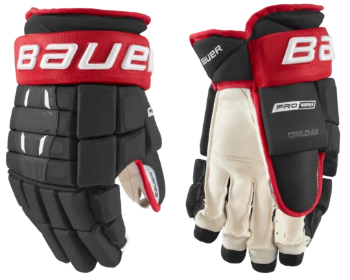 Bauer Pro Series Senior Hockey Gloves -Best Hockey Store 1058642 BKR