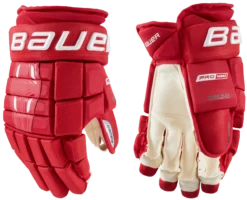 Bauer Pro Series Intermediate Hockey Gloves -Best Hockey Store 1058642 RED 63aea243 b6c8 416f 9943 a3a481e6c7e5