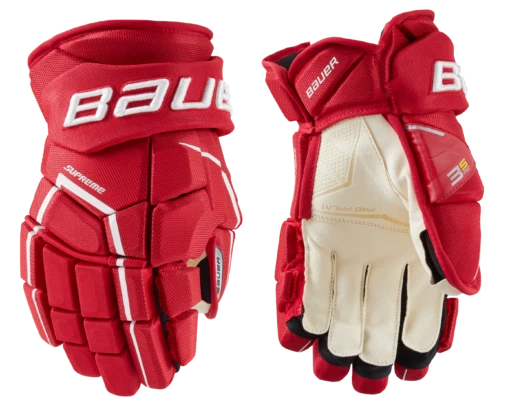 Bauer Supreme 3S Pro Senior Hockey Gloves -Best Hockey Store 1058643 RED