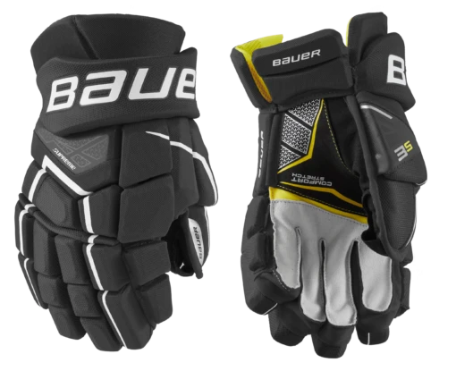 Bauer Supreme 3S Senior Hockey Gloves -Best Hockey Store 1058644 BKW