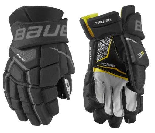 Bauer Supreme 3S Senior Hockey Gloves -Best Hockey Store 1058644 BLK