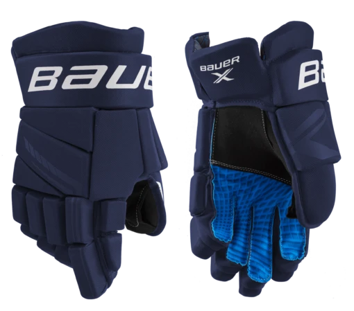 Bauer X Intermediate Hockey Gloves -Best Hockey Store 1058645 NAV b075642d 3637 449e bed8 7b26e5e82fc5