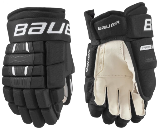 Bauer Pro Series Junior Hockey Gloves -Best Hockey Store 1058651 BLK