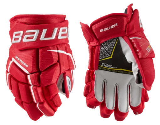 Bauer Supreme 3S Pro Junior Hockey Gloves -Best Hockey Store 1058652 RED