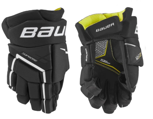 Bauer Supreme Ultrasonic Youth Hockey Gloves -Best Hockey Store 1058655 BKW 1