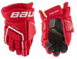 Bauer Supreme Ultrasonic Youth Hockey Gloves -Best Hockey Store 1058655 RED