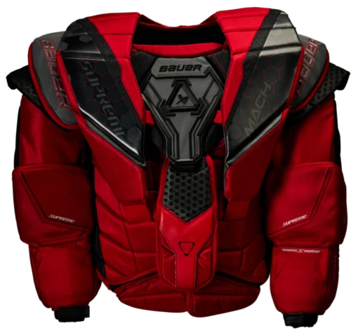 Bauer Supreme Mach Senior Goalie Chest Protector -Best Hockey Store 1059815 Red Front 1087