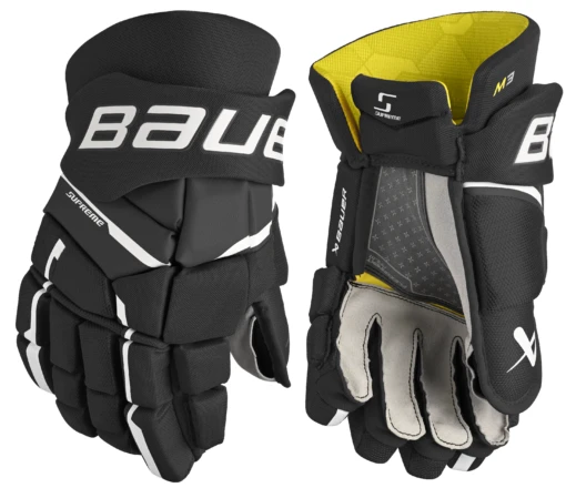 Bauer Supreme M3 Intermediate Hockey Gloves -Best Hockey Store 1061906 BTH23 PROTECTIVE GLOVE SUPREME M3 JR catalog palm b501a9a3 37d4 462c 9102 925dae548381