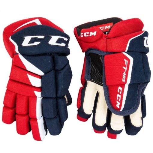 CCM JetSpeed FT485 Junior Hockey Gloves -Best Hockey Store 191520281342