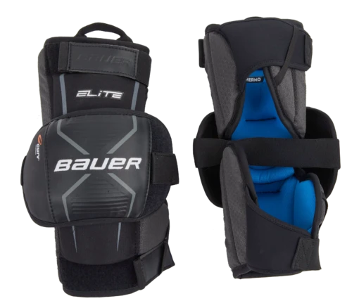 Bauer Elite Senior Goalie Knee Guards -Best Hockey Store 2d72aa67 8e26 41d6 8b51 1230068cd7f6