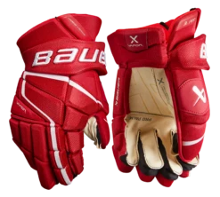 Bauer Vapor 3X Pro Senior Hockey Gloves -Best Hockey Store 3XPRO SR FRONT RED2