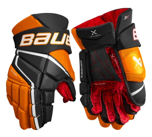 Bauer Vapor 3X Senior Hockey Gloves -Best Hockey Store 3X SR FRONT BKO2