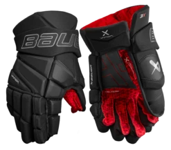 Bauer Vapor 3X Senior Hockey Gloves -Best Hockey Store 3X SR FRONT BLK2