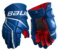 Bauer Vapor 3X Senior Hockey Gloves -Best Hockey Store 3X SR FRONT BLU2