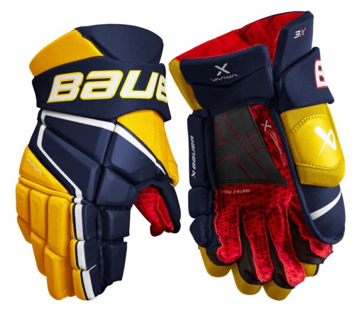 Bauer Vapor 3X Senior Hockey Gloves -Best Hockey Store 3X SR FRONT NVG2