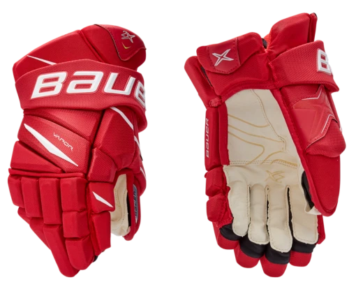 Bauer Vapor 2X Senior Hockey Gloves -Best Hockey Store 604994 RED 01