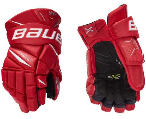 Bauer Vapor 2X Pro Senior Hockey Gloves -Best Hockey Store 620329 RED 01