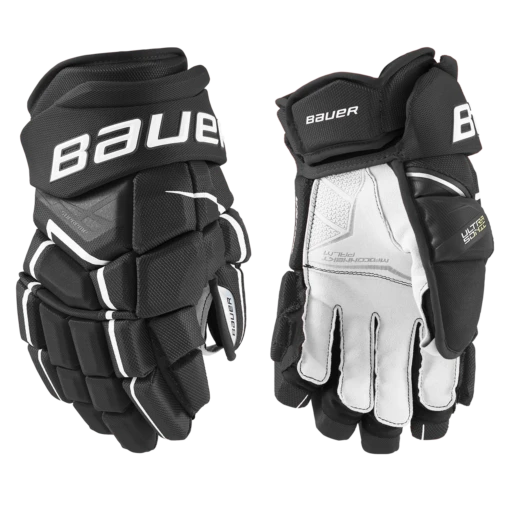 Bauer Supreme Ultrasonic Intermediate Hockey Gloves -Best Hockey Store 629088 BKW 01 794e7d38 3407 4369 a66d 80dafec2caa5