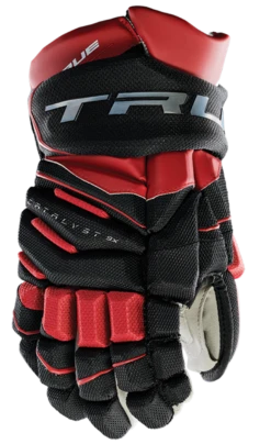 True Hockey True Catalyst 9X Junior Hockey Gloves -Best Hockey Store CT9xGlove Black Red 1