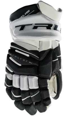 True Hockey True Catalyst 9X Junior Hockey Gloves -Best Hockey Store CT9xGlove Black White