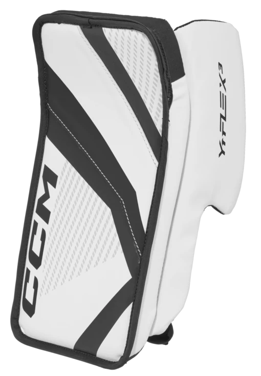 CCM YTFLEX 3 Youth Goalie Blocker -Best Hockey Store GBYFX3 WHTBK 01