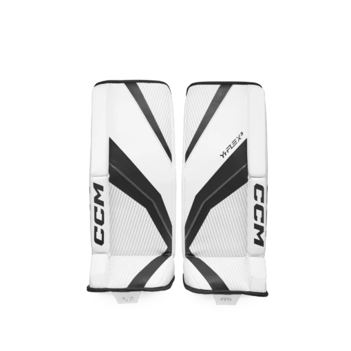 CCM YTFLEX 3 Youth Goalie Pads -Best Hockey Store GPYFX3 WHTBK