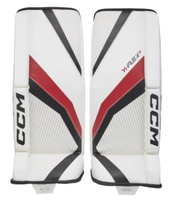 CCM YTFLEX 3 Youth Goalie Pads -Best Hockey Store GPYFX3 WHTBKRD 01