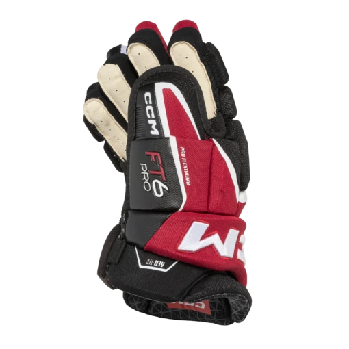 CCM JetSpeed FT6 Pro Junior Hockey Gloves -Best Hockey Store HGFT6PRO BKRW 02