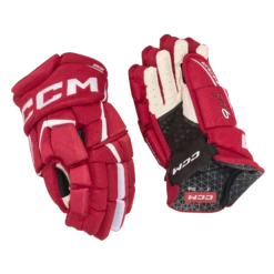 CCM JetSpeed FT6 Junior Hockey Gloves -Best Hockey Store HGFT6 RDWH 03