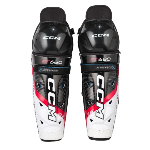 CCM JetSpeed FT680 Junior Shin Guards -Best Hockey Store SG680 01