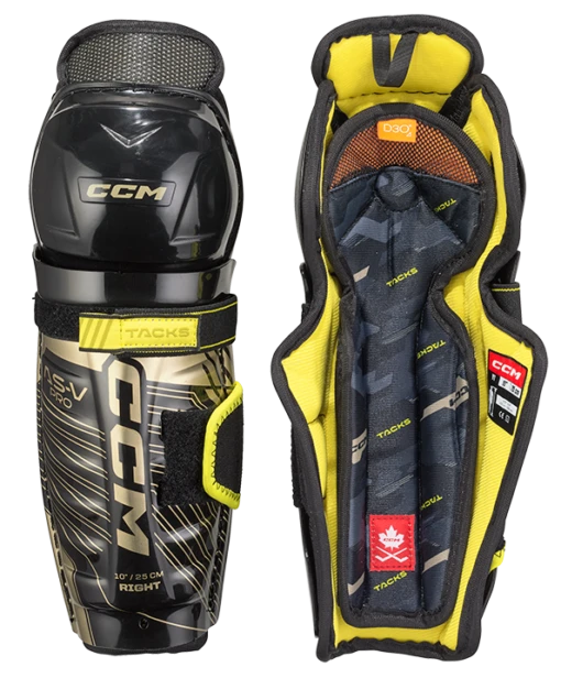 CCM Tacks AS-V Pro Youth Shin Guards -Best Hockey Store SGAS5PRO YT 01 1