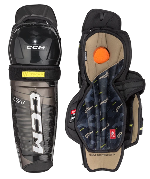 CCM Tacks AS-V Senior Shin Guards -Best Hockey Store SGAS5 01 1