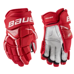 Bauer Supreme Ultrasonic Intermediate Hockey Gloves -Best Hockey Store SUPREMEULTRASONICGloveSenior RED b4855662 7331 4e23 9676 b37d63bae56c