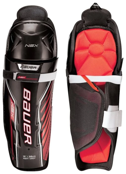 Bauer NSX Junior Shin Guards -Best Hockey Store bauer nsx shin guards 1 1393c1ff 968b 4c24 8fc1 547df4d96d74