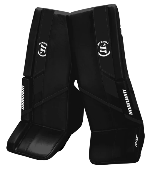 Warrior Ritual G5 Junior Goalie Pads (w/ Knee Pads) -Best Hockey Store g5jl0bbb war 01 i