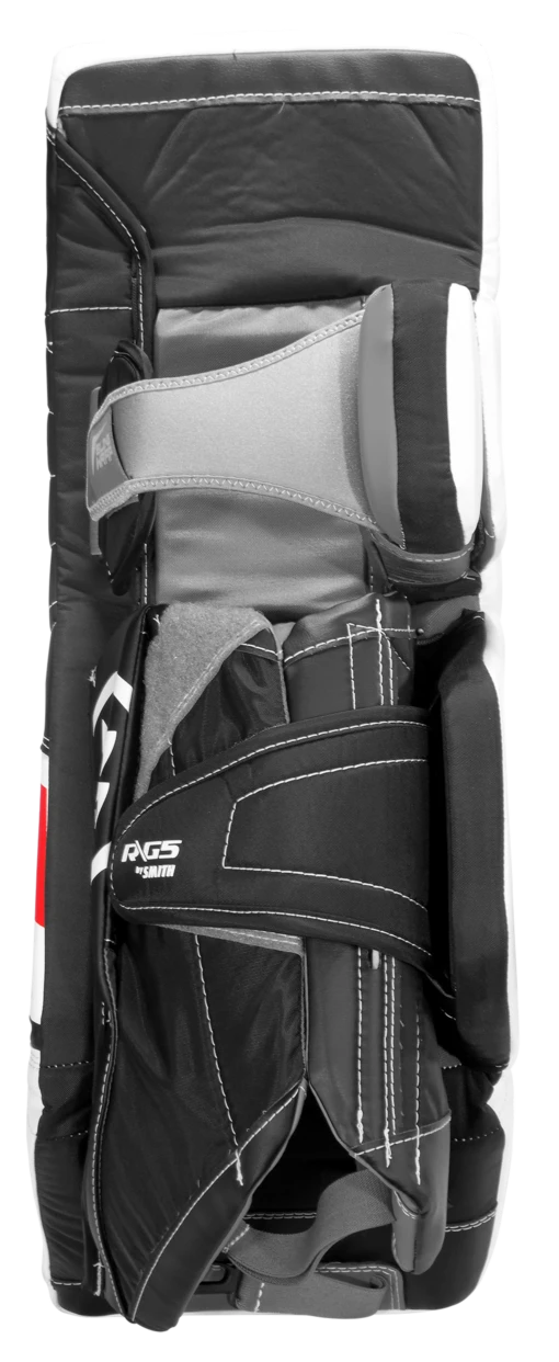 Warrior Ritual G5 Junior Goalie Pads (w/ Knee Pads) -Best Hockey Store g5jl0wbr war 02 i