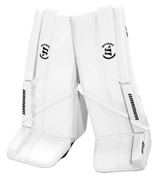 Warrior Ritual G5 Junior Goalie Pads (w/ Knee Pads) -Best Hockey Store g5jl0www war 01 i