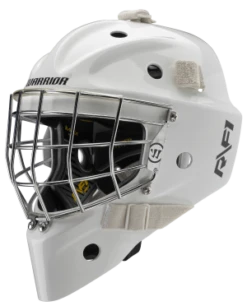 Warrior RF1+ Junior Goalie Mask -Best Hockey Store rf1jpm0wh war 01 i