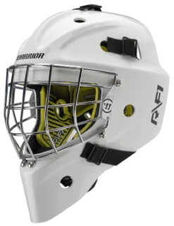 Warrior RF1 Senior Goalie Mask -Best Hockey Store rf1sm0wh war 01 i