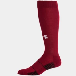 Under Armour Team Over-The-Calf Senior Socks -Best Hockey Store under armour team over the calf cardinal socks 1