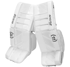 Warrior Ritual GT2 Intermediate Goalie Pads (w/ Knee Pads) -Best Hockey Store warrior ritual gt2 intermediate goalie pads white