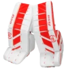 Warrior Ritual GT2 Intermediate Goalie Pads (w/ Knee Pads) -Best Hockey Store warrior ritual gt2 intermediate goalie pads white red