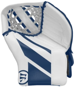 Warrior Ritual GT2 Junior Goalie Catcher -Best Hockey Store warrior ritual gt2 junior goalie catcher white blue