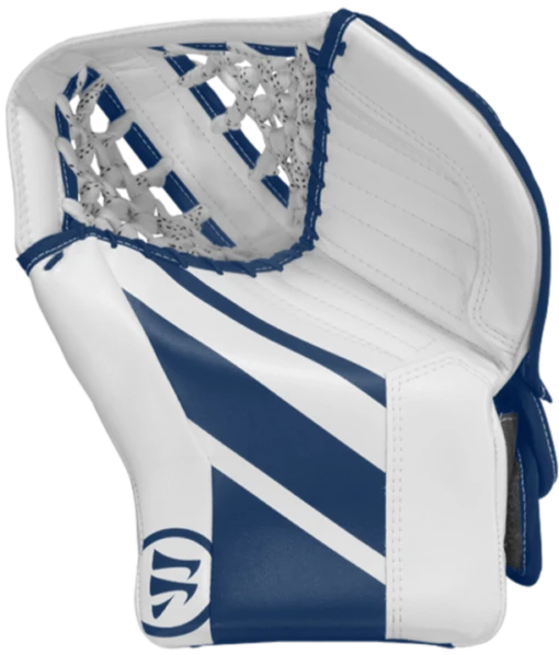 Warrior Ritual GT2 Junior Goalie Catcher -Best Hockey Store warrior ritual gt2 junior goalie catcher white blue