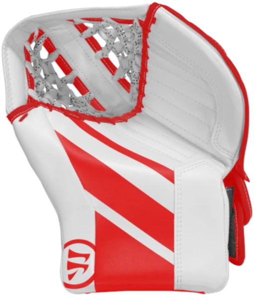 Warrior Ritual GT2 Junior Goalie Catcher -Best Hockey Store warrior ritual gt2 junior goalie catcher white red