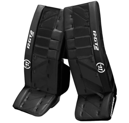 Warrior Ritual GT2 Junior Goalie Pads (w/ Knee Pads) -Best Hockey Store warrior ritual gt2 junior goalie pads black