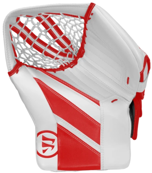 Warrior Ritual GT2 Senior Goalie Catcher -Best Hockey Store warrior ritual gt2 senior goalie catcher white red